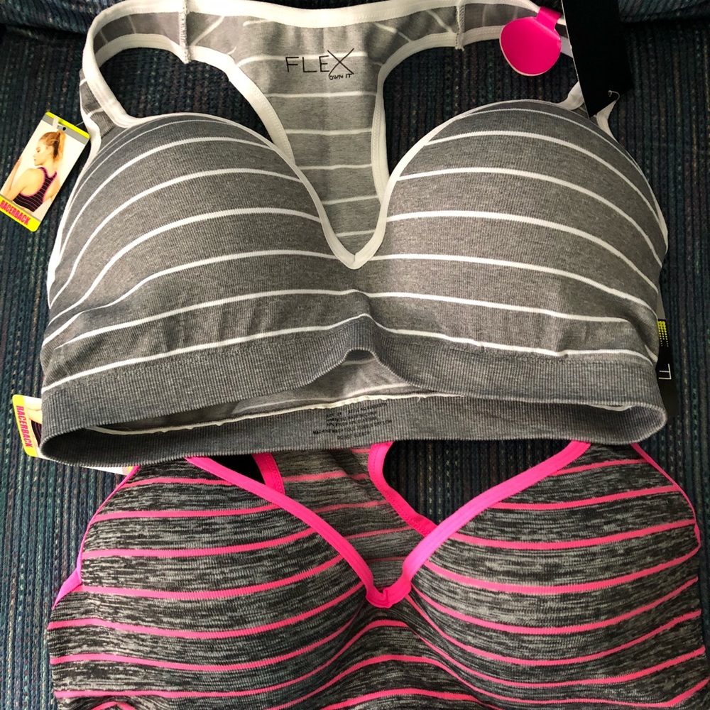(2) BNWT Flex Brand sports bras 2X